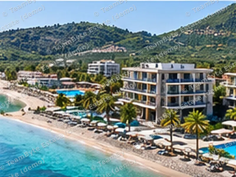 Beachfront resort in Dhermi