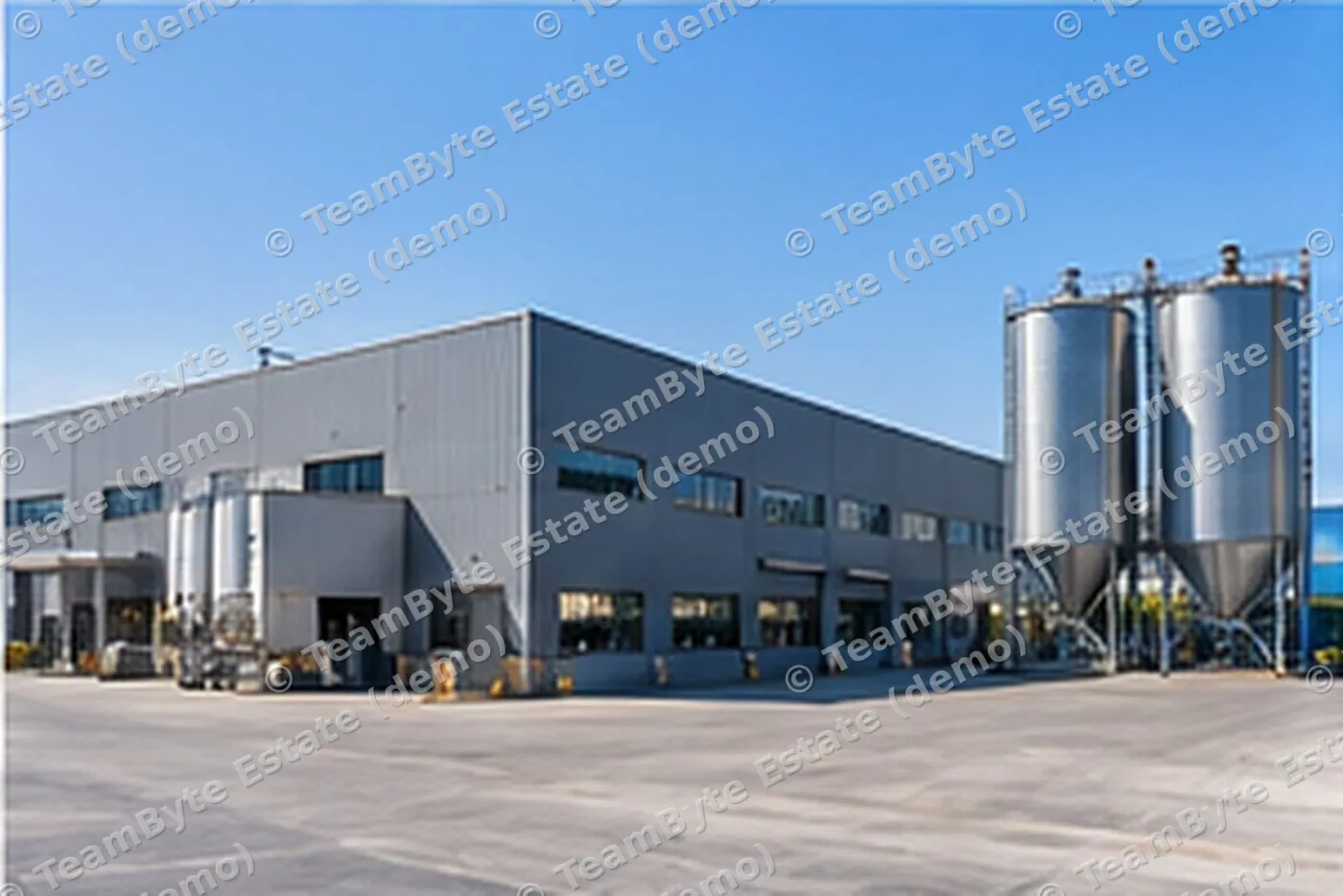 Industrial complex with silos – 1